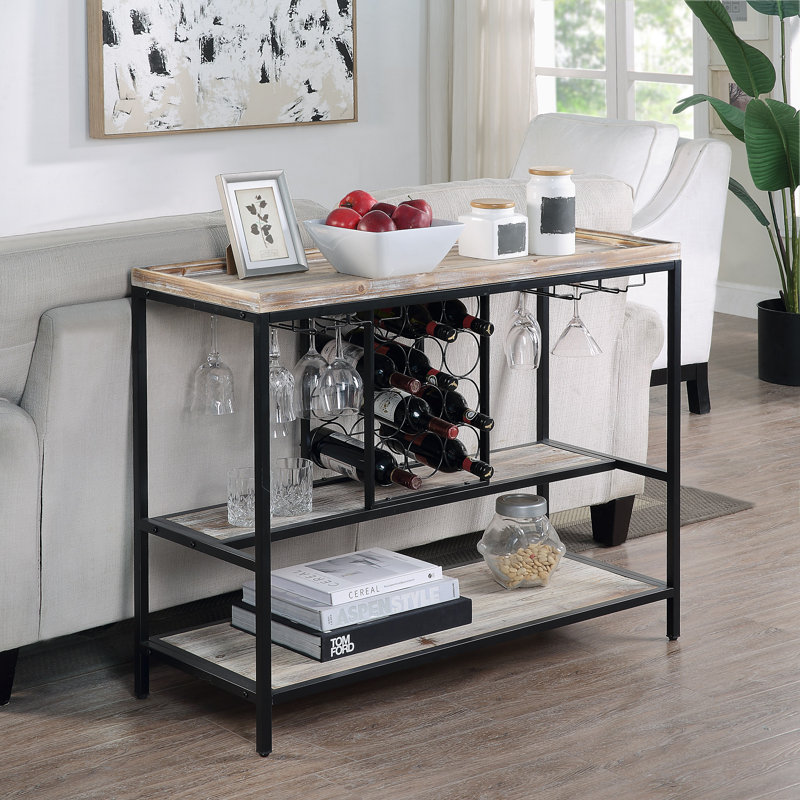 17 Stories Bar Set with Wine Storage Wayfair